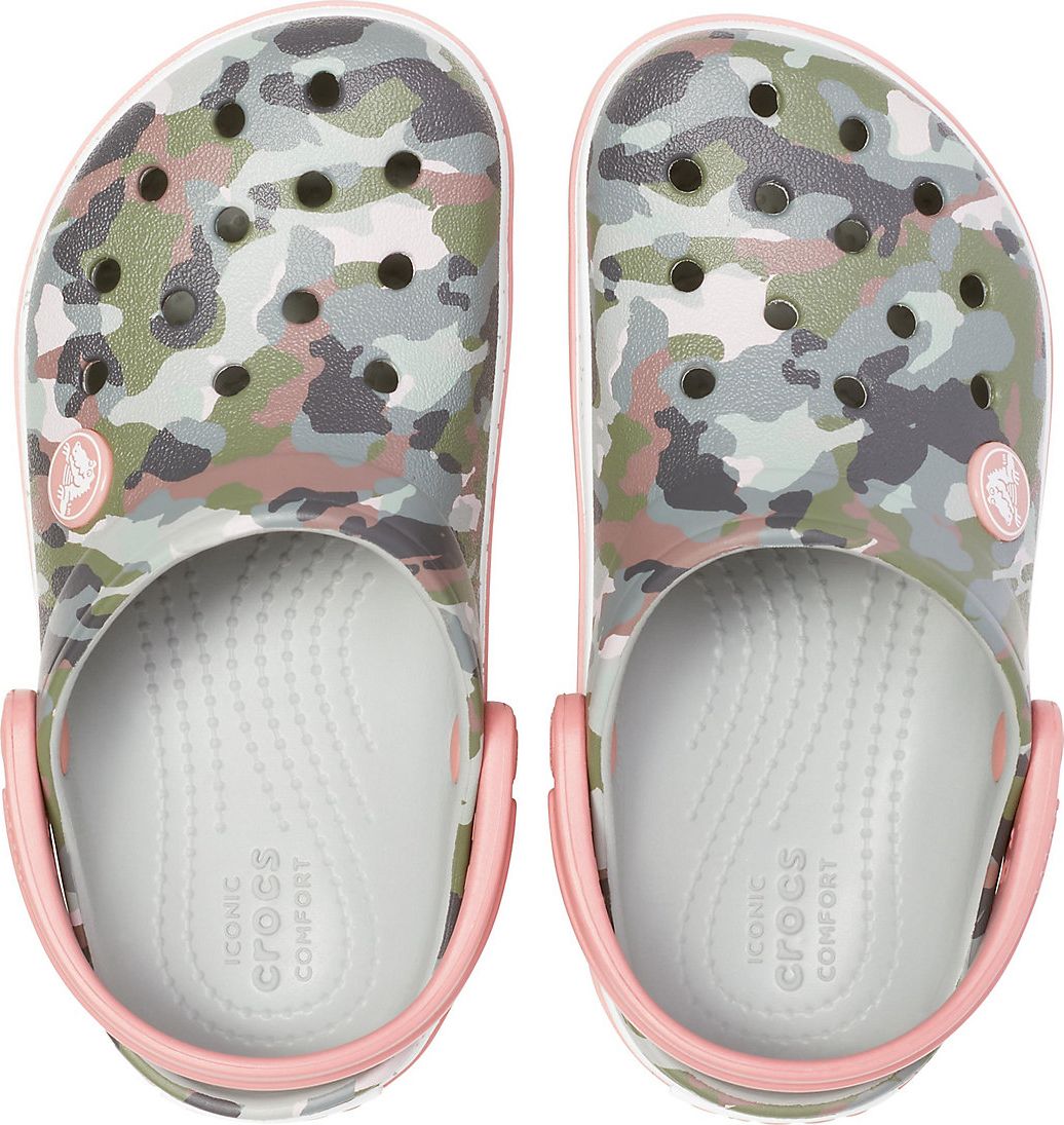 Crocs maskáčové pantofle Crocband Camo Spec Clog Camo/Light Grey - 28/29 - obrázek 4