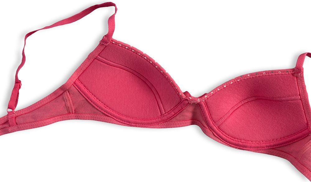Dívčí podprsenka KEY PUNTÍK růžová Velikost: 80BB - obrázek 2