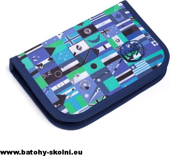 Školní penál Topgal CHI 920 D Blue Fotbal - obrázek 2