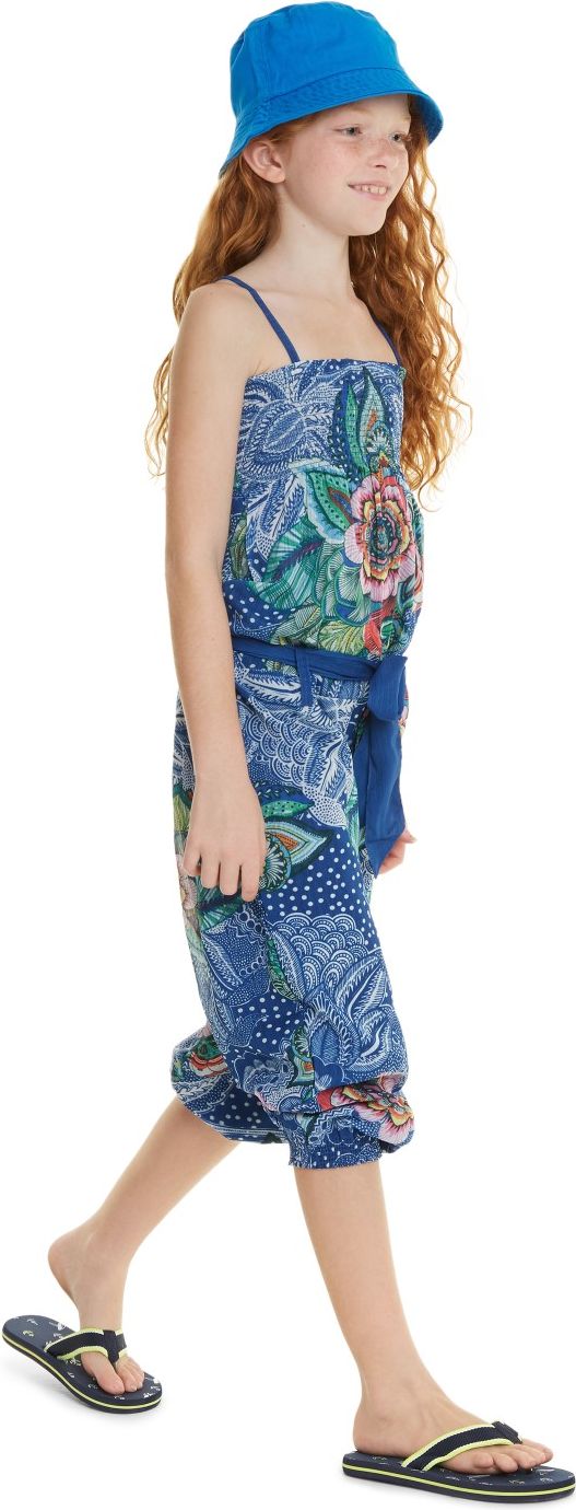 Desigual modrý dívčí overal Pant Mallard - 7/8 - obrázek 2