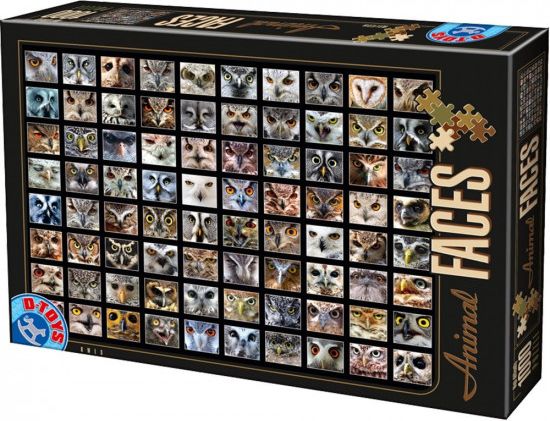 D-TOYS Puzzle Sovy 1000 dílků - obrázek 1