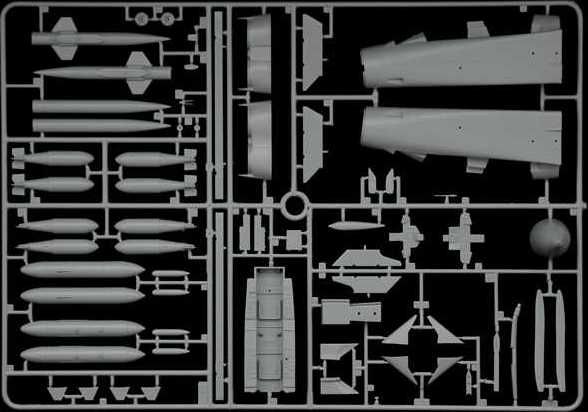 ITALERI Model Kit letadlo 2783 - TORNADO GR.1/IDS - GULF WAR (1:48) - obrázek 9