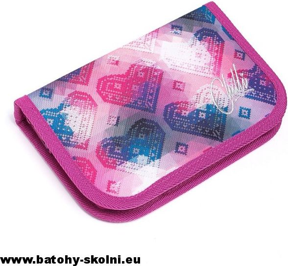 Školní penál Topgal CHI 895 H Pink Srdíčka - obrázek 2