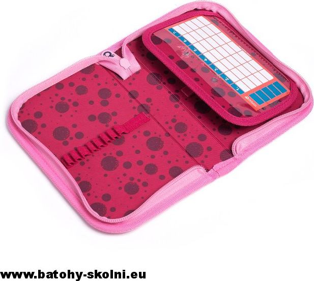 Školní penál Topgal CHI 895 H Pink Srdíčka - obrázek 4