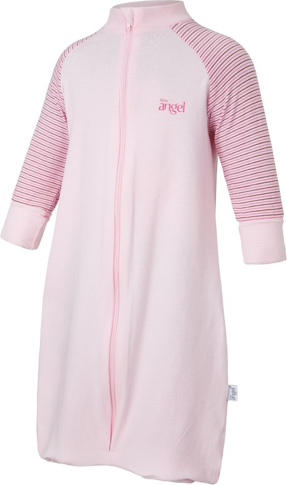 Little Angel Overal spací pytel Outlast® růžová baby/pruh růžovobordový - obrázek 1