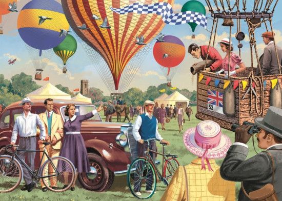 FALCON , JUMBO Puzzle Vzhůru a v dál 1000 dílků - obrázek 1