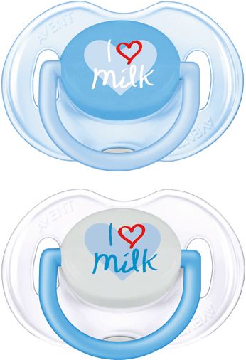 Philips Avent dudlík 2 ks modrá - obrázek 1