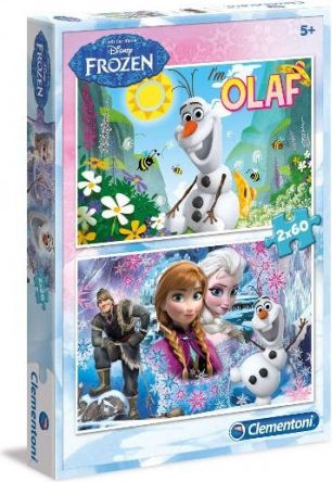 CLEMENTONI Puzzle Ledové království 2x60 dílků - obrázek 1