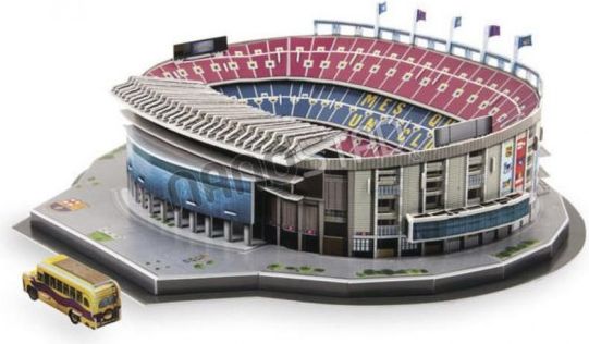 Nanostad 3D puzzle fotbalový stadion Spain Camp Nou Barcelona 100 ks - obrázek 1