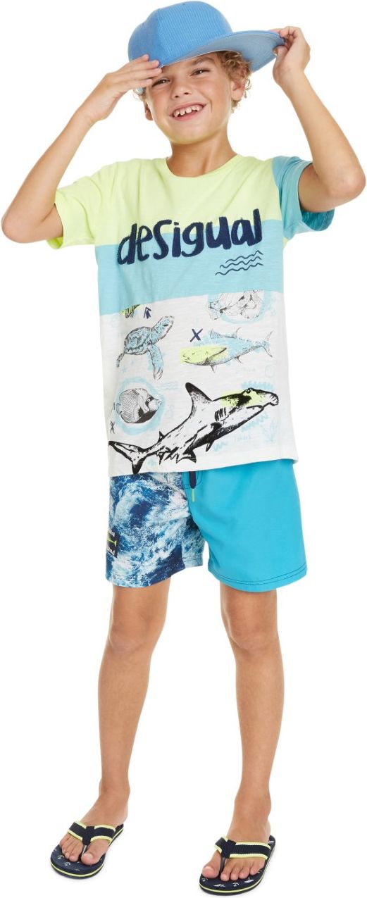 Desigual barevné chlapecké tričko TS George - 7/8 - obrázek 2