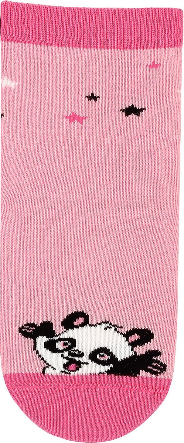 Dívčí ponožky se vzorem GATTA PANDA růžové Velikost: 21-23 - obrázek 1