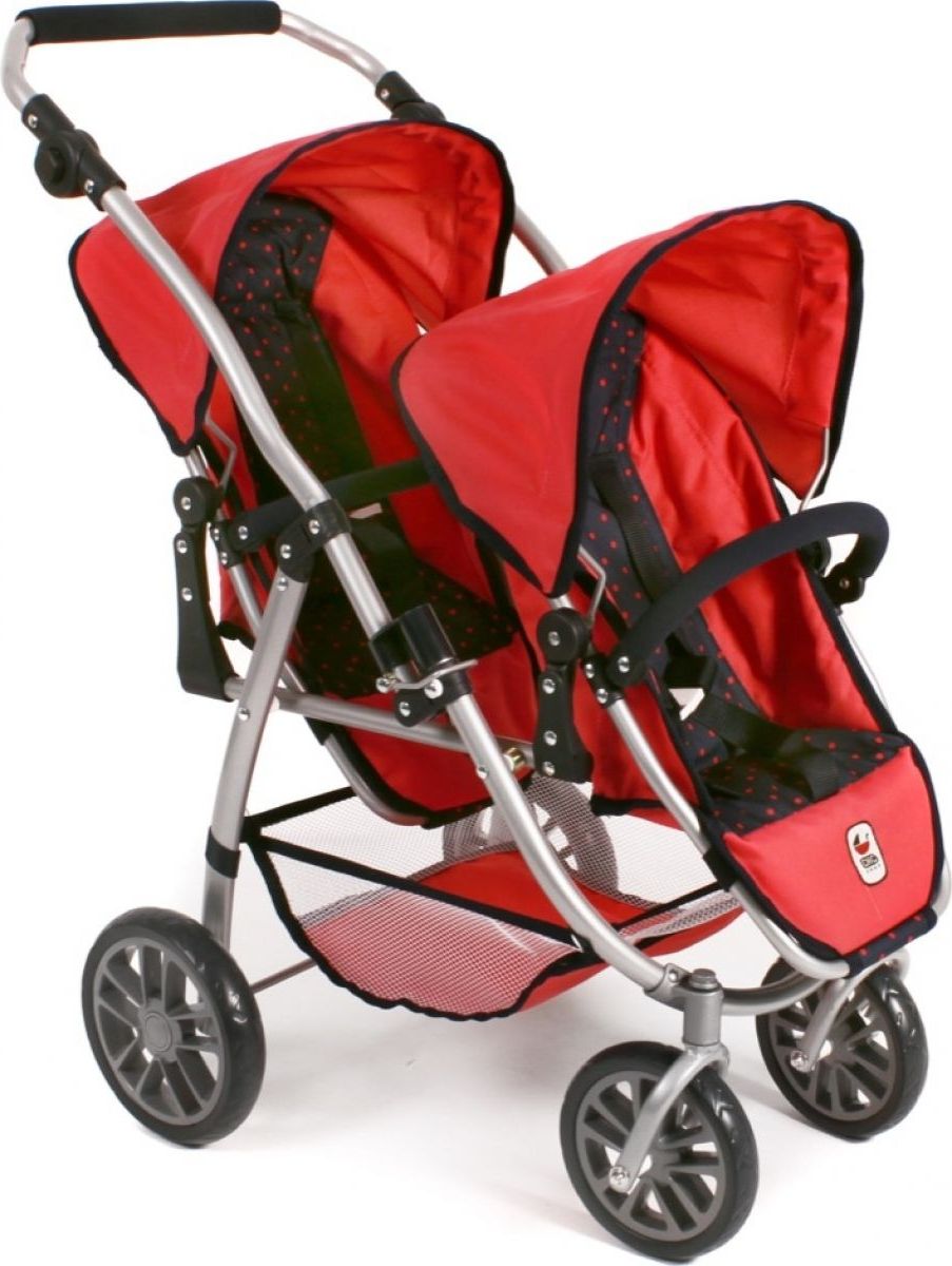Bayer Chic Kočárek pro panenky Vario - Red Dots - obrázek 1