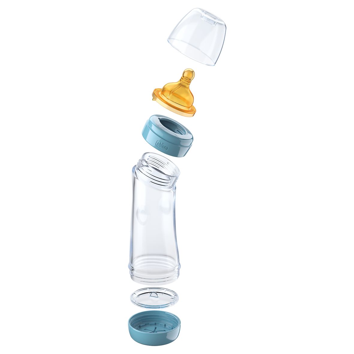 CHICCO Láhev zahnutá bez BPA Well-Being silikonový dudlík růžová 250 ml - obrázek 2