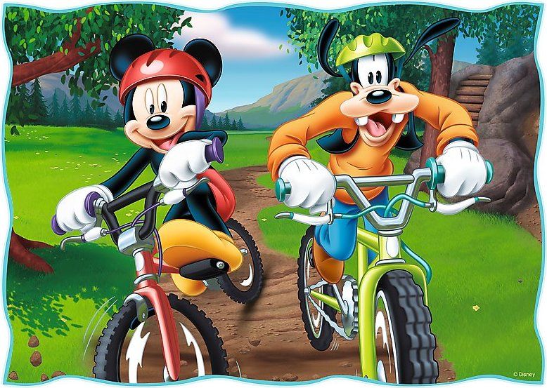 TREFL Puzzle Mickey Mouse a přátelé v parku 4v1 (35,48,54,70 dílků) - obrázek 4