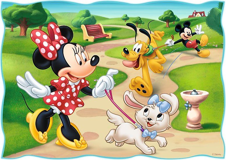 TREFL Puzzle Mickey Mouse a přátelé v parku 4v1 (35,48,54,70 dílků) - obrázek 5