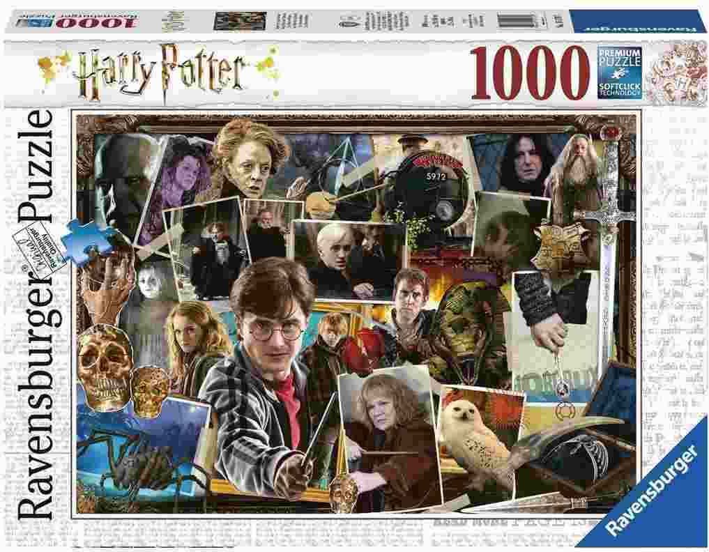 RAVENSBURGER Puzzle Harry Potter a Relikvie smrti 1000 dílků - obrázek 1