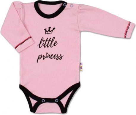 Baby Nellys Body dlouhý rukáv, růžové Little Princess - obrázek 1
