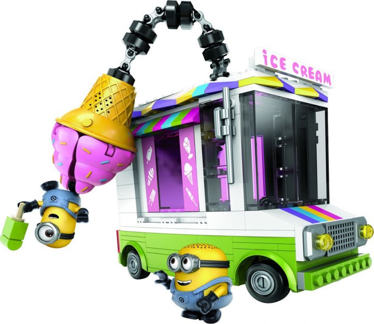 MegaBloks Mimoňové zmrzlinářský vůz - obrázek 1