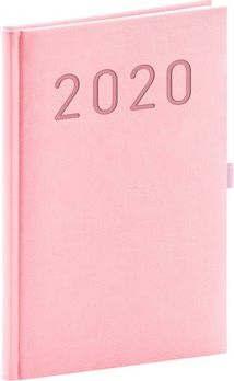 Týdenní diář Vivella Fun 2020, růžový, 15 × 21 cm - obrázek 1