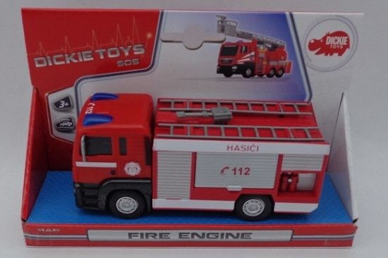 Dickie Auto Man SOS Fire Engine hasiči 17cm plastové - obrázek 1