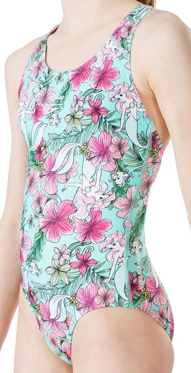 Speedo Disney Little Mermaid Allover Splashback - floral/pink/org 152 - obrázek 1