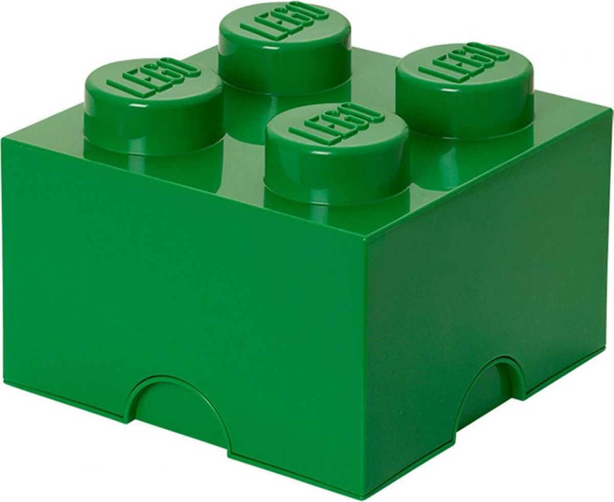 LEGO Úložný box 25 x 25 x 18 cm Tmavě zelená - obrázek 1