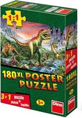 Puzzle Dinosauři 180 dílků - obrázek 1