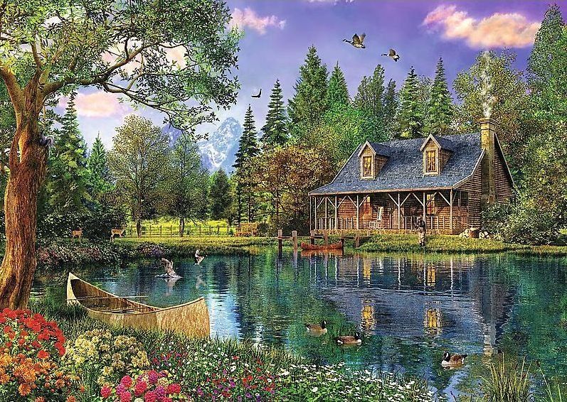 TREFL Puzzle Odpolední idylka 4000 dílků - obrázek 1