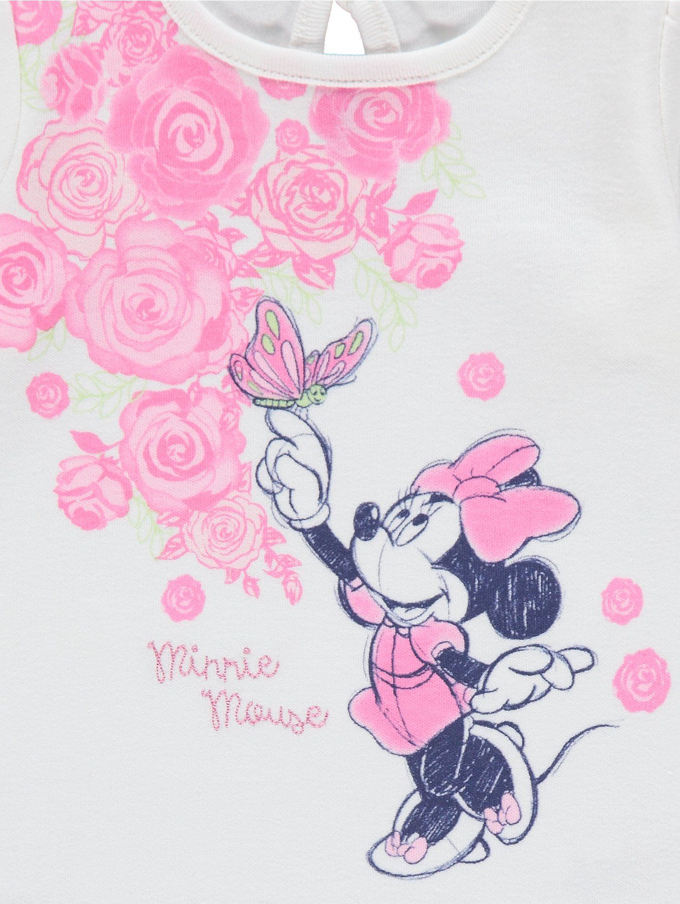 Kojenecké tričko a legíny GEORGE, růžové, motiv Minnie Mouse Velikost: 62 - 68cm (3 - 6 měsíců) - obrázek 3