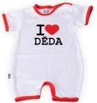 Body kr. rukáv s nohavičkami I LOVE DĚDA, Velikost koj. oblečení 74 (6-9m) - obrázek 1
