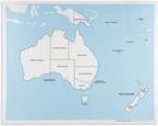 Kontrolní mapa Austrálie, anglicky - obrázek 1