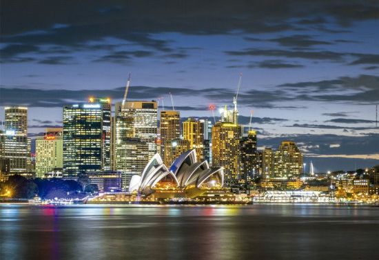EDUCA Puzzle Sydney za soumraku 1000 dílků - obrázek 1