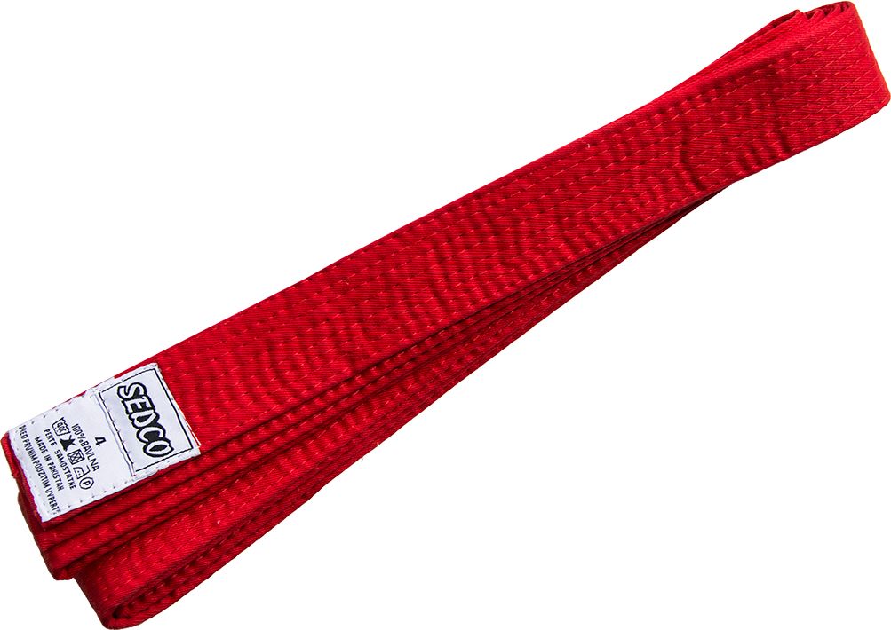 Pásek ke kimonu - velikost 3 - červený - obrázek 1