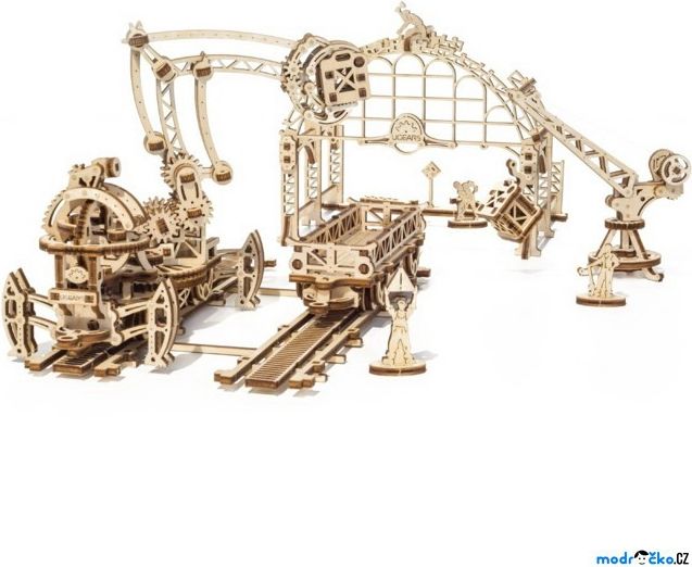 3D mechanický model - Železniční jeřáb, Manipulátor (Ugears) - obrázek 1