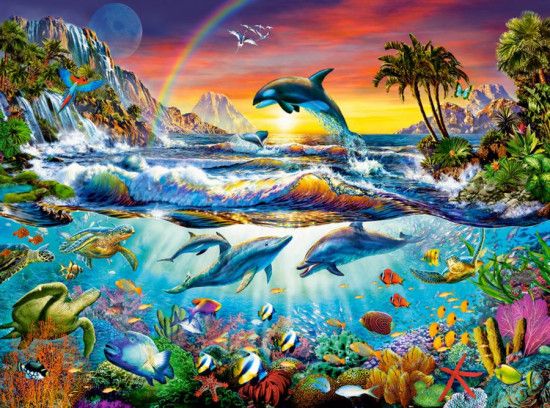 CASTORLAND Puzzle Rajská zátoka 3000 dílků - obrázek 1