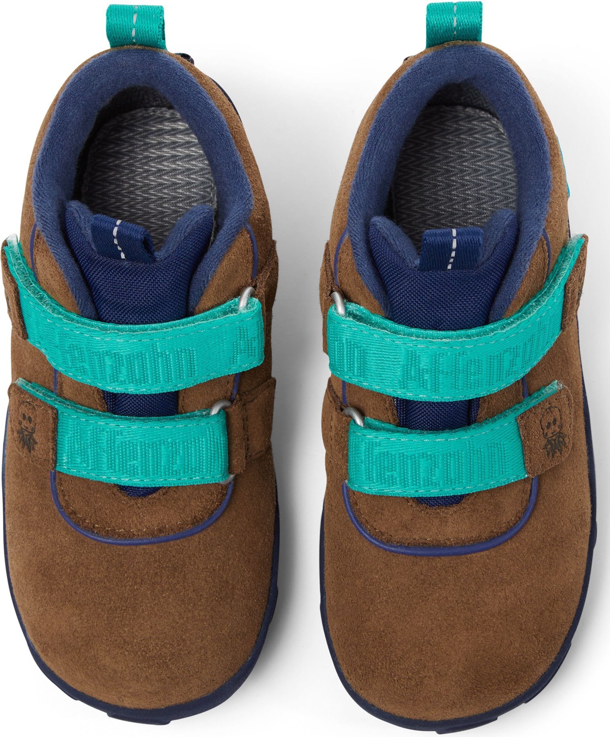 Affenzahn Minimal Lowboot Leather Octopus - Ocean Green/Dark Blue 32 - obrázek 2