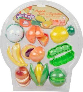 Teddies Krájecí ovoce a zelenina plast 28ks na blistru - obrázek 2