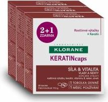 KLORANE Keratincaps Síla a vitalita 90 kapslí - obrázek 1