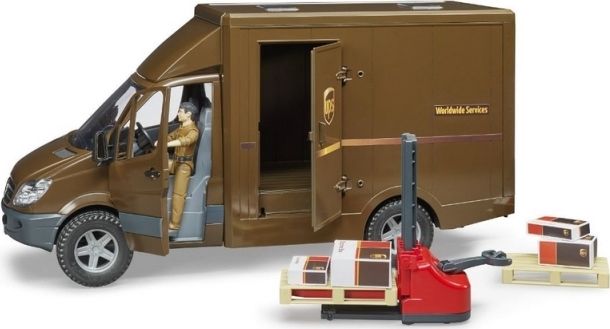 Bruder MB SPRINTER UPS s řidičem a příslušenstvím - obrázek 5