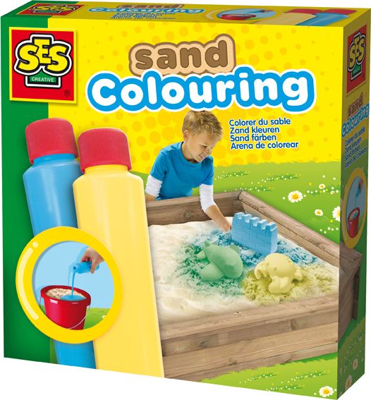 SES Barvy na písek - Modrá a žlutá - obrázek 1