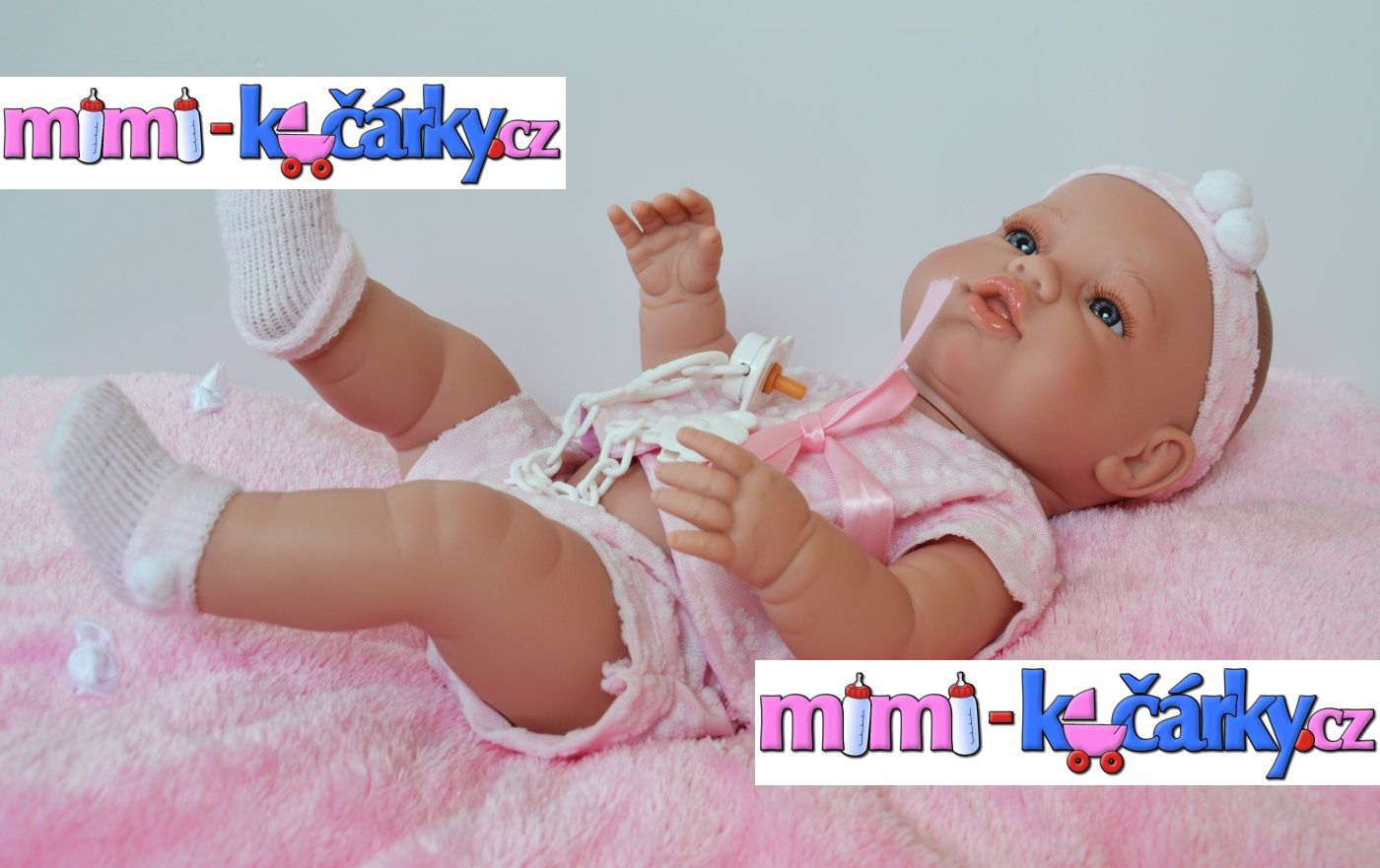 Realistická panenka Berbesa Angels 42 cm + dečka - obrázek 7