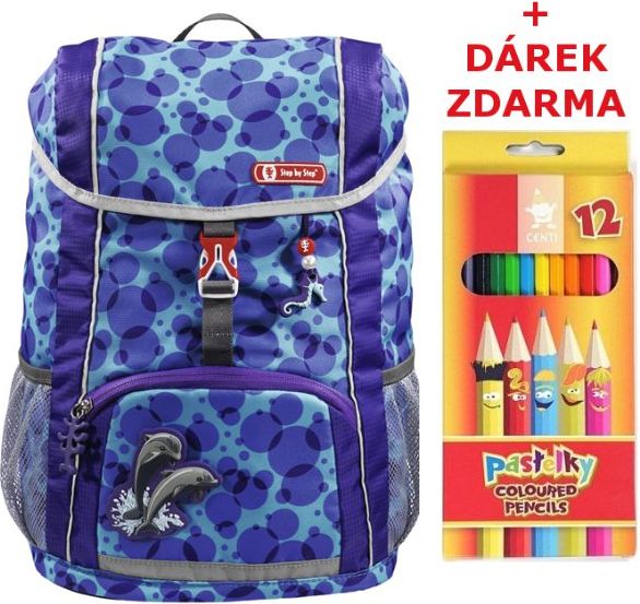 Dětský batoh Delfíni Hama Step by Step Kid - obrázek 1