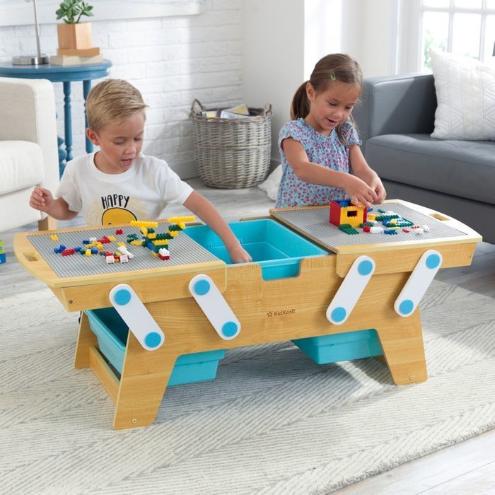KidKraft Stůl na stavění s boxy - obrázek 1