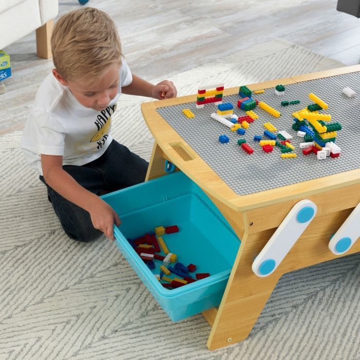KidKraft Stůl na stavění s boxy - obrázek 4