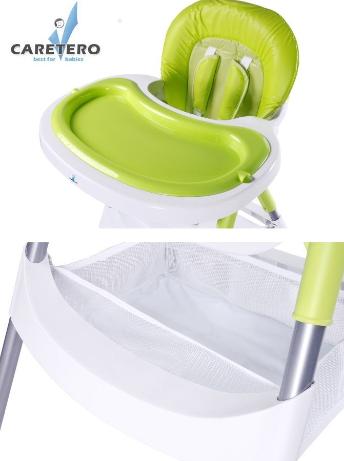 Dětská jídelní židlička CARETERO POP, Grey - obrázek 4