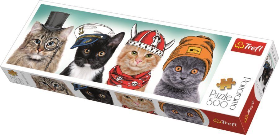 TREFL Panoramatické puzzle Hebký tým 500 dílků - obrázek 2