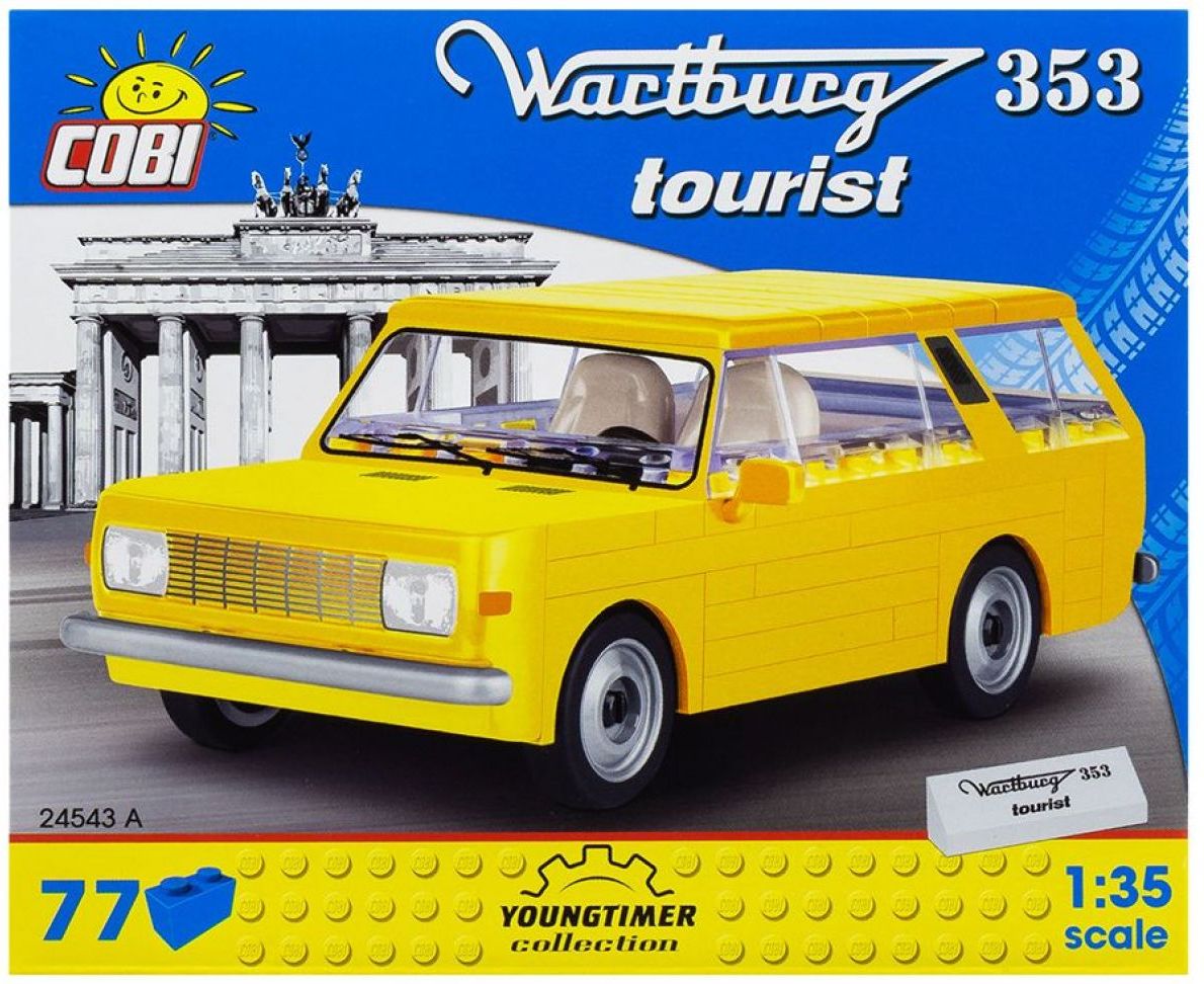 Cobi 24543 Youngtimer Wartburg 353 Tourist žlutý - obrázek 1