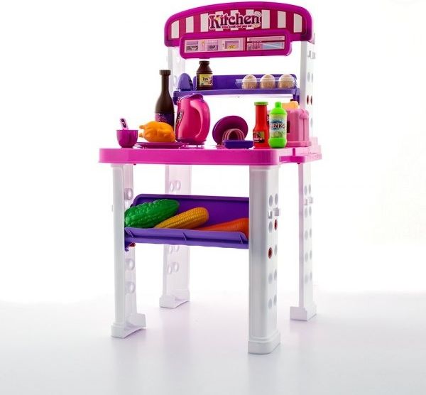 EURO BABY Euro Baby Dětská kuchyňka Super Delicious - růžová - obrázek 1