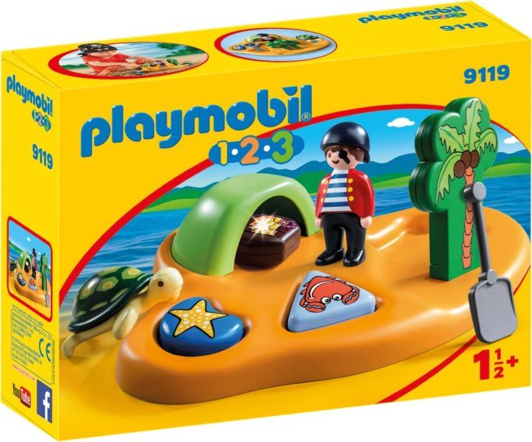 PLAYMOBIL Pirátský ostrov (1.2.3) 9119 - obrázek 1