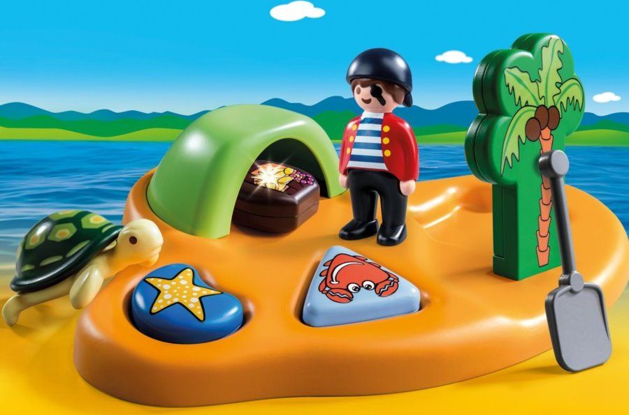 PLAYMOBIL Pirátský ostrov (1.2.3) 9119 - obrázek 2